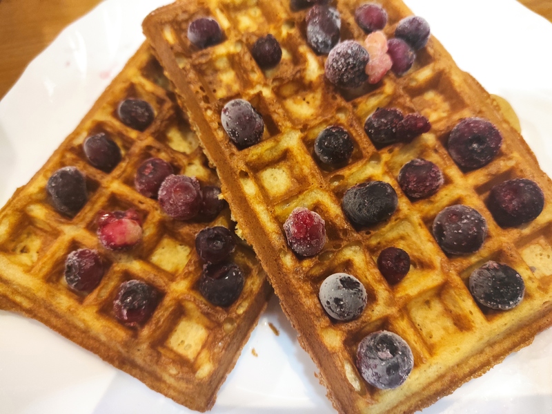 Gofry bez glutenu, mleka i jajek